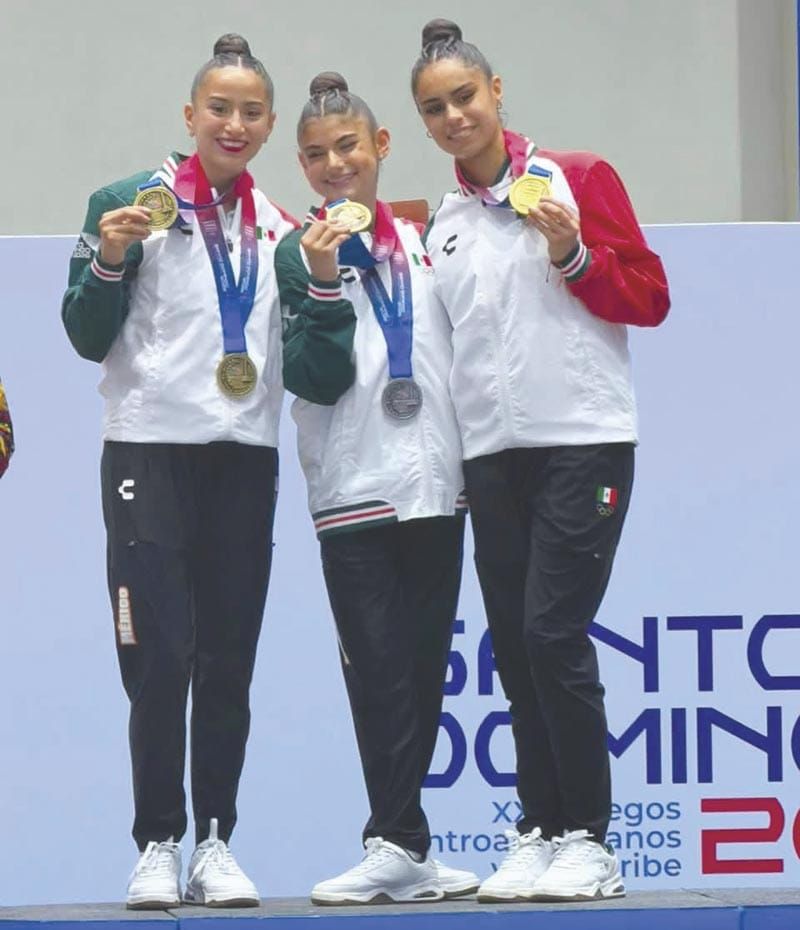 ¡TRILOGIA DE MEDALLISTAS! -GIMNASIA RÍTMICA