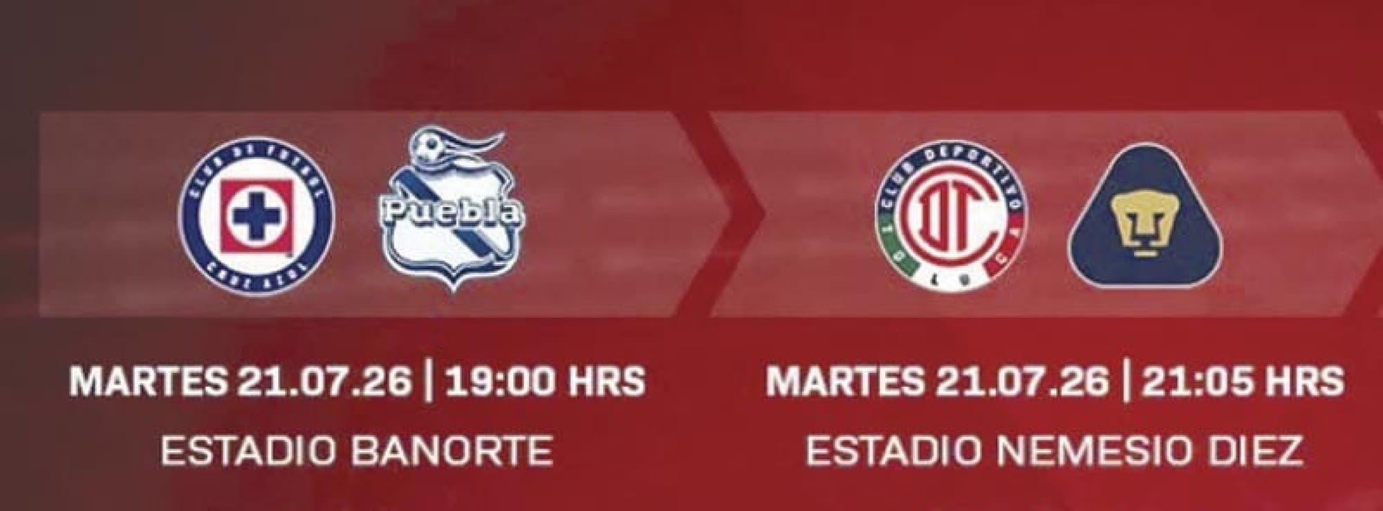 ¡CRUZ AZUL RECIBE A PUEBLA EN EL BANORTE!