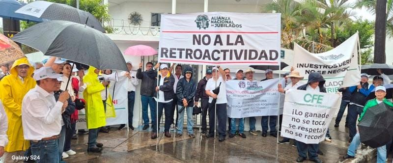 ¡PROTESTA DE JUBILADOS! - EN LA CNDH