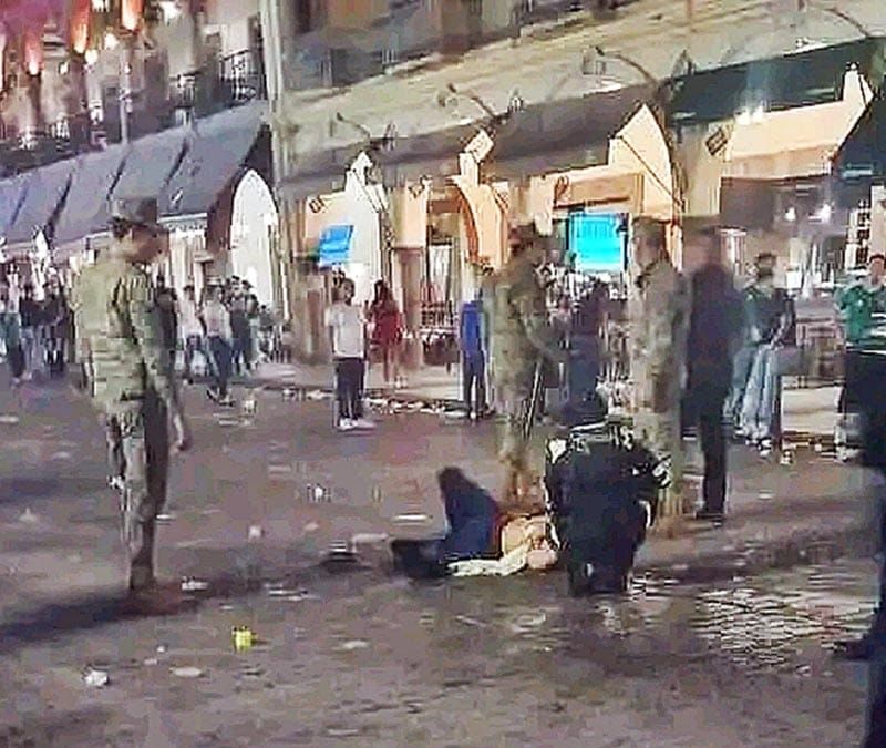 ¡CAYÓ DE BALCON EN LOS PORTALES!