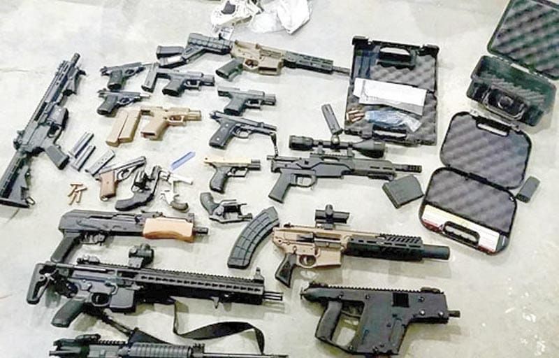 ¡CONFISCA EU 138 ARMAS DESTINADAS A MÉXICO!