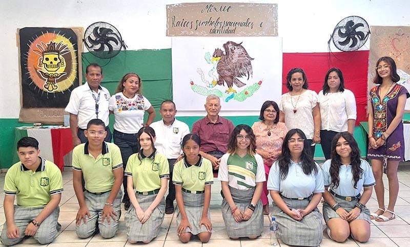 REALIZAN DEMOSTRACIÓN DEL HIMNO NACIONAL MEXICANO