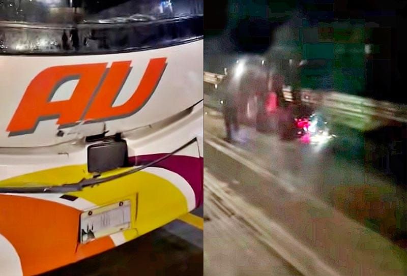 ¡MUERE MOTOCICLISTA ARROLLADO POR UN AU!