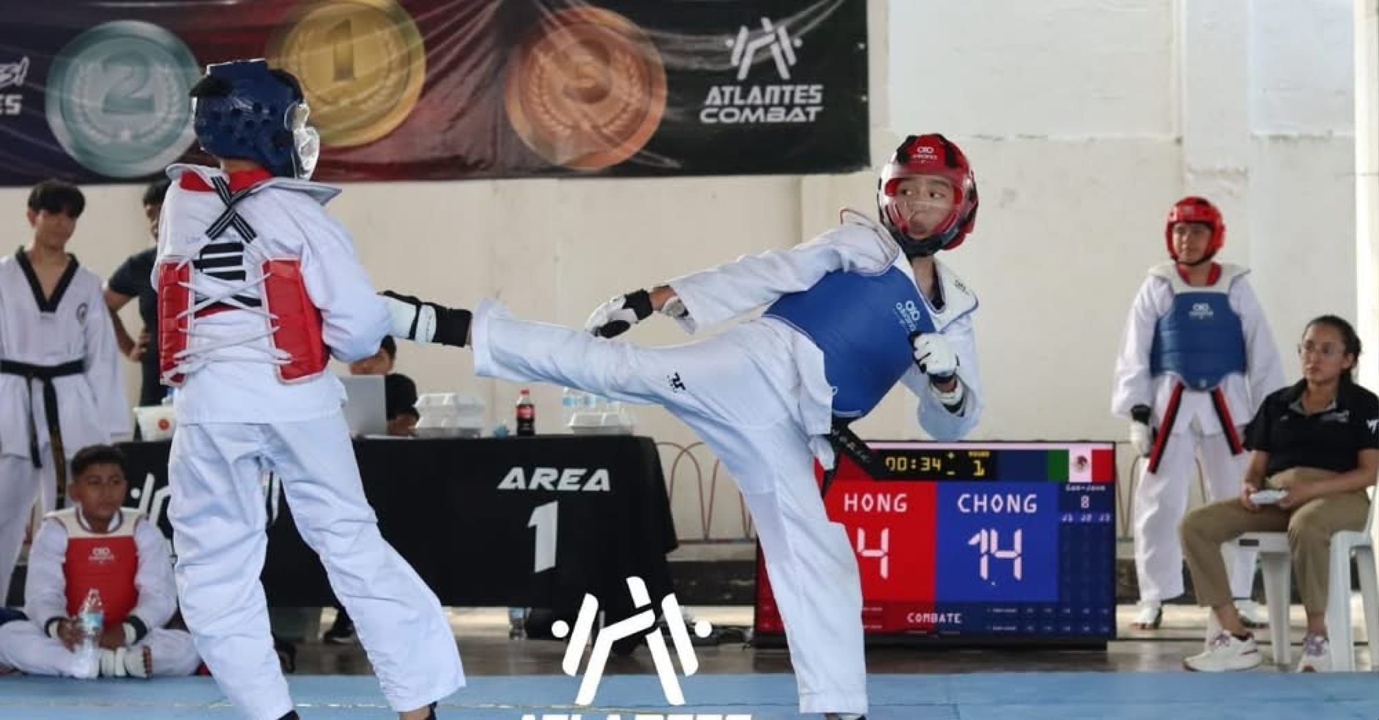 ¡TORNEO ATLANTES COMBAT FORTALECE EL TKD DE VERACRUZ!