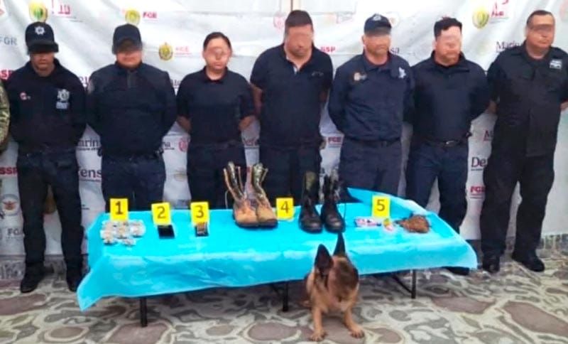 ¡SE QUEDAN EN EL BOTE! - SEIS EXPOLICÍAS DE COSCOMATEPEC POR NARCOMENUDEO E INCUMPLIMIENTO DE DEBER
