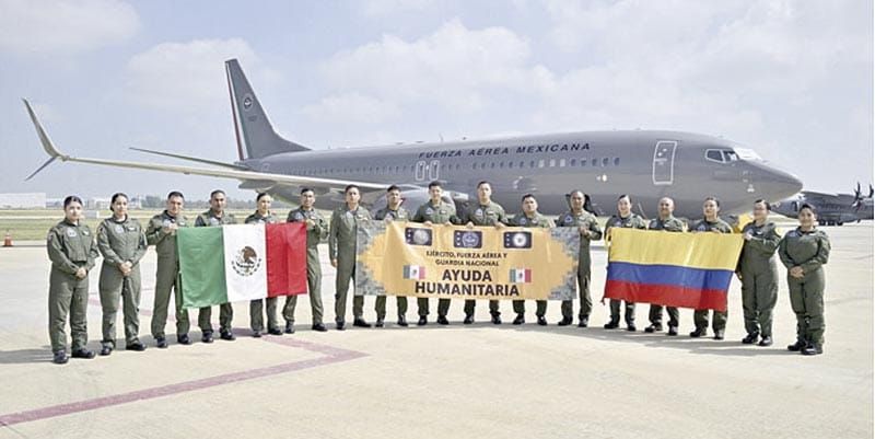 ¡ENVIARÁ MÉXICO 58.5 TONELADAS DE AYUDA A COLOMBIA!