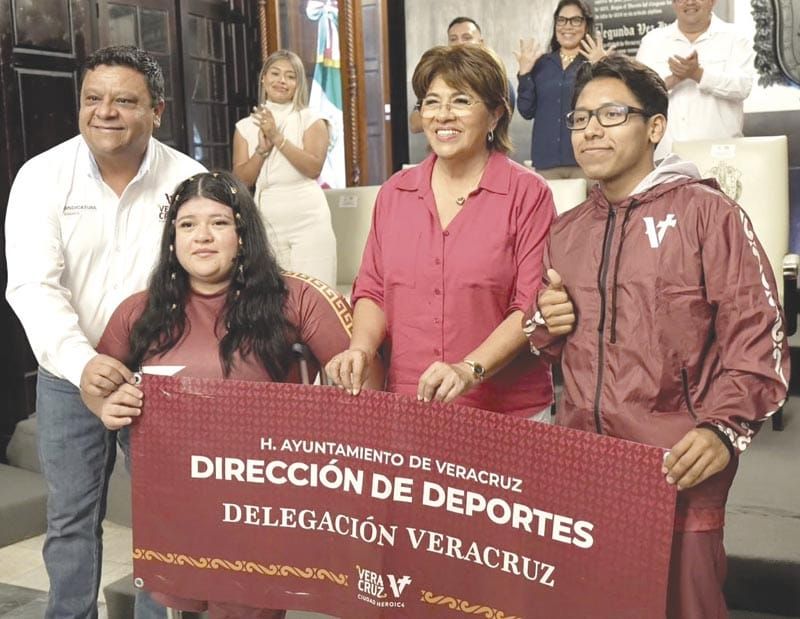 ¡ABANDERA ROSA MARÍA DELEGACIÓN DE LA PARALIMPIADA ESTATAL!