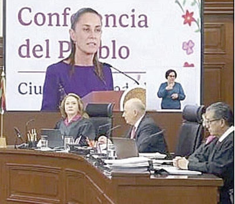 ¡SHEINBAUM PARA LA PROPUESTA EN LA SUPREMA CORTE!