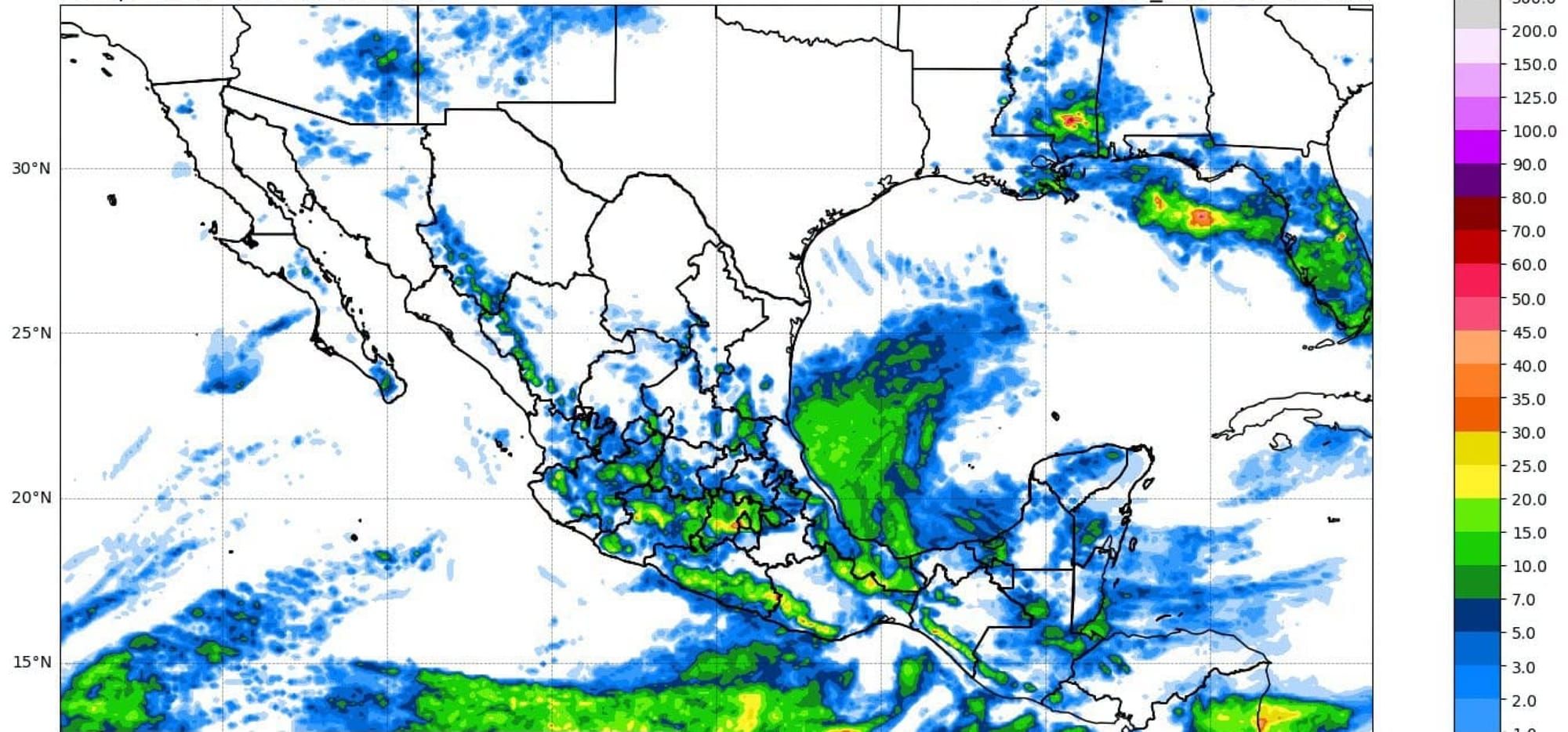 ¡CHUBASCOS Y LLUVIAS FUERTES CON GRANIZO AZOTARÁN EL JUEVES!