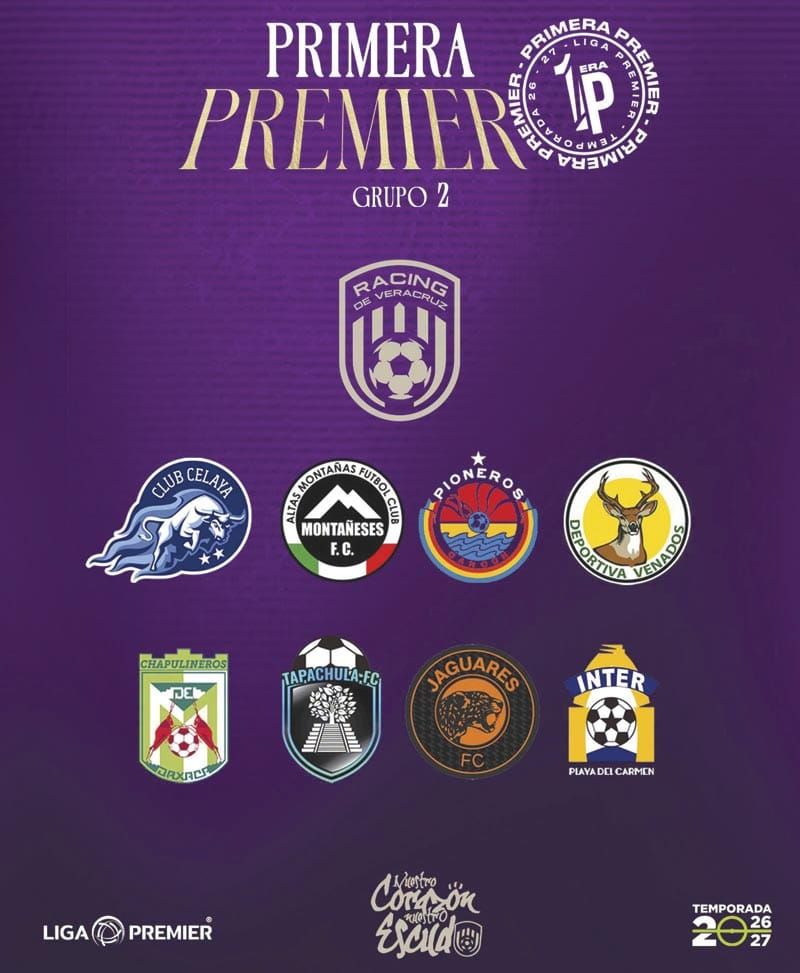 ¡RACING DE VERACRUZ AL GRUPO 2 DE LA PRIMERA PREMIER!