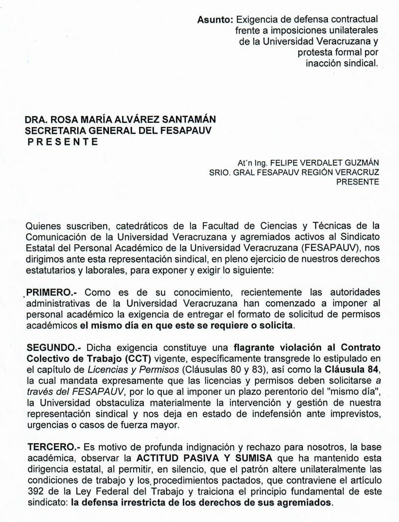 ¡TAMBORES DE GUERRA! - EN EL FESAPAUV