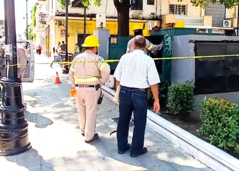 ¡TRONÓ EL TRANSFORMADOR! - *Dejó sin luz el centro histórico