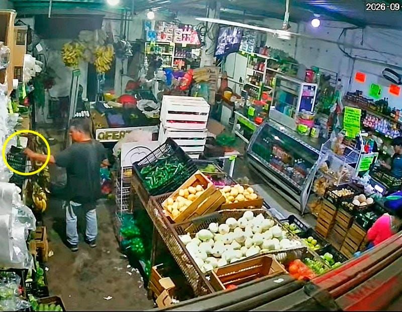 ¡ROBAN CELULAR A EMPLEADA DE VERDULERÍA!