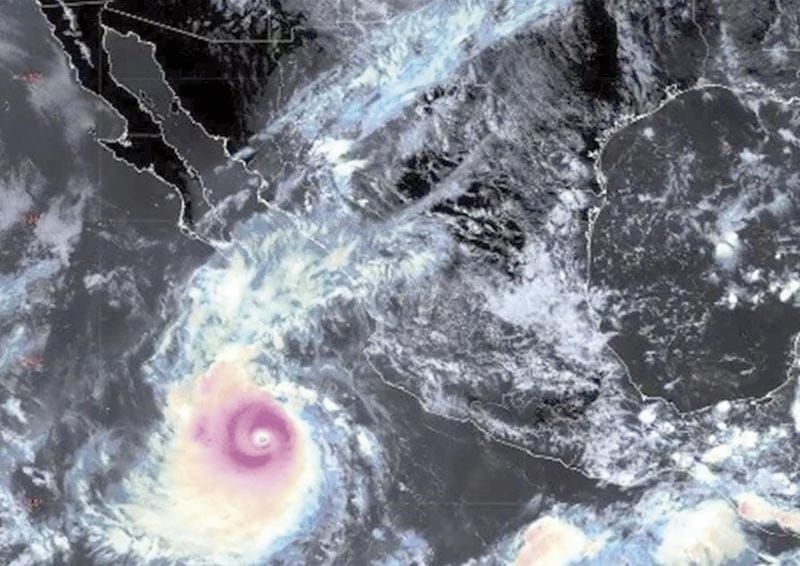 ¡'POLO' ES OTRA VEZ HURACÁN! - PREVÉN IMPACTE EN BCS EL LUNES