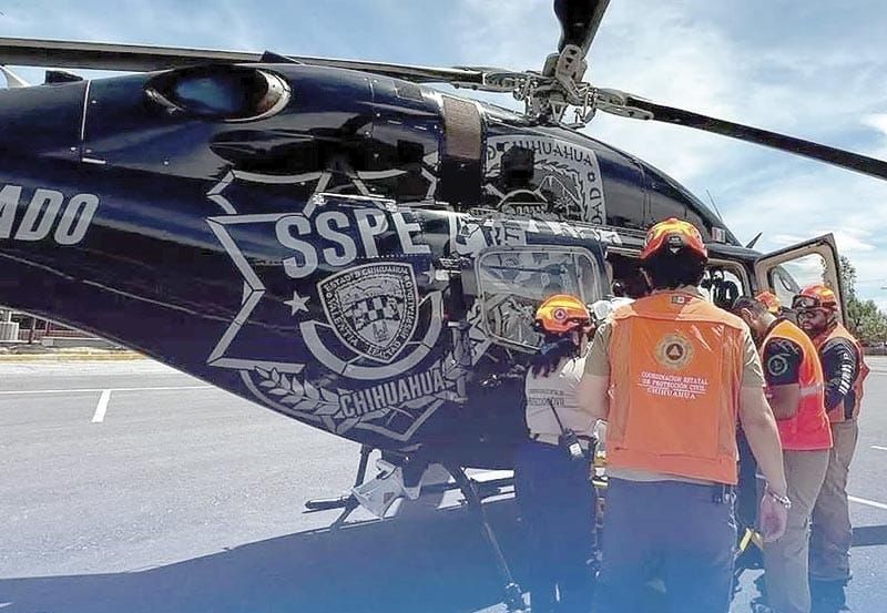 ¡ATACAN AERONAVE DE SSP-CHIHUAHUA; HIEREN A AGENTE!