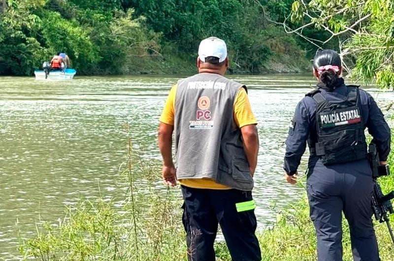 ¡PADRE E HIJO PIERDEN LA VIDA AHOGADOS EN RÍO DE TANTOYUCA!