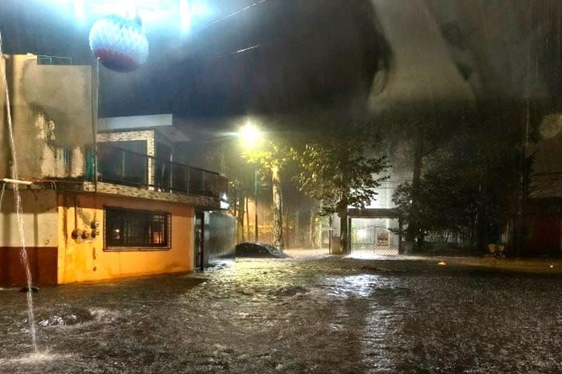 ¡FUE UN DILUVIO! - SALDO TRÁGICO: UNA VICTIMA