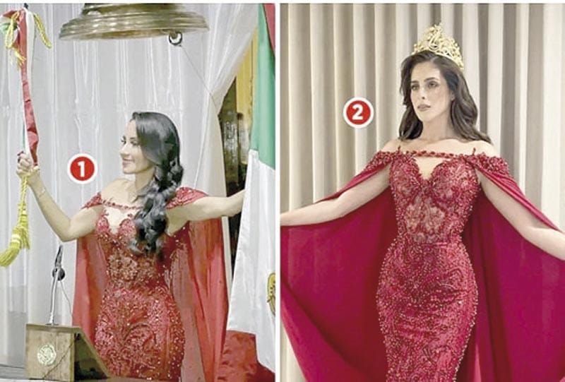 ¡GRITA ALCALDESA DE VALLE DE BRAVO SINTIÉNDOSE MISS UNIVERSO!