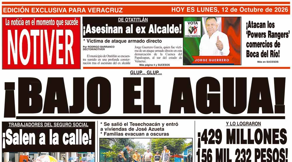 LA PORTADA - LUNES 12 DE OCTUBRE 2026