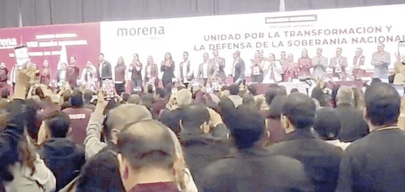 ¡MORENA TOMA PROTESTA A COORDINADORES Y BUSCA LA UNIDAD PARA EL 2027!