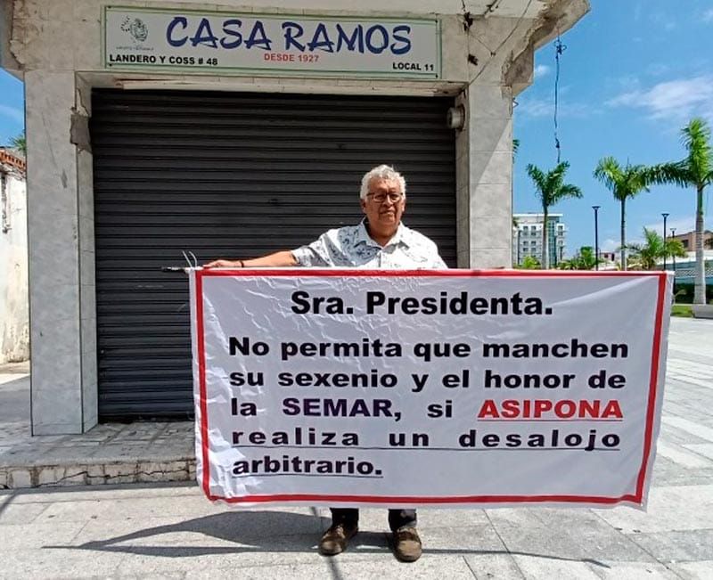 ¡ARTESANOS VS. ASIPONA! - *Se mantiene latente el desalojo de artesanos ubicados en la avenida Landero y Coss de Veracruz