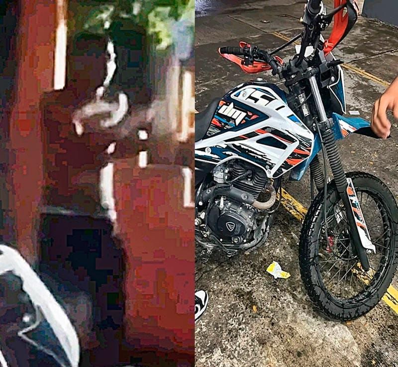 ¡LE ROBAN MOTO!