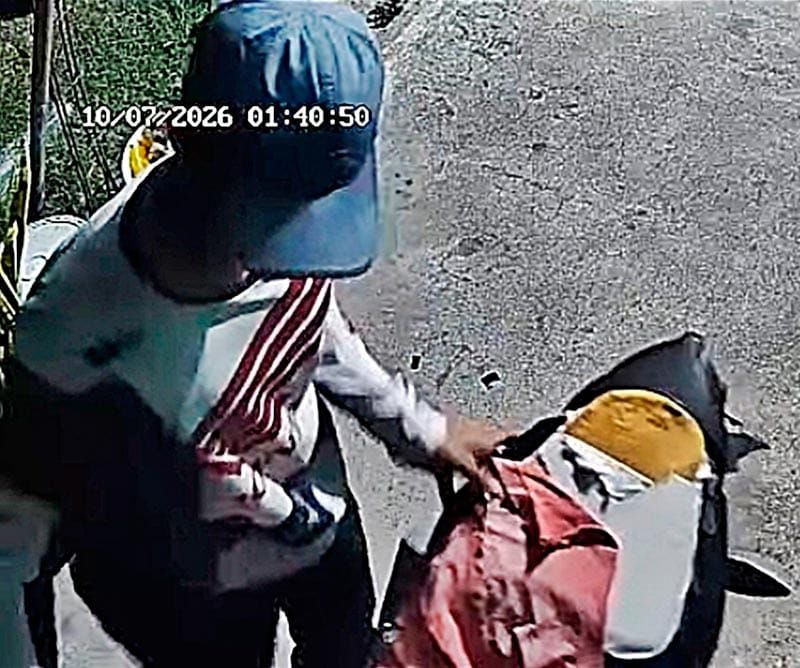 ¡CACHAN A ‘RATA DE DOS PASTAS’ INTENTANDO ROBARSE UNA MOTO!