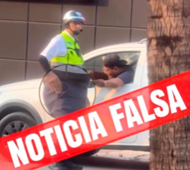 ¡NO FUE ‘MORDIDA’! - *Difunden video de elemento de Tránsito de Boca, recibiendo, supuestamente, dinero