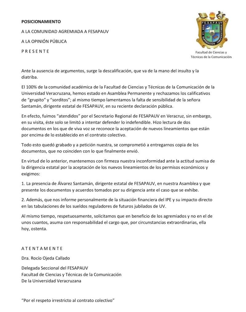 ¡ACADÉMICOS VS. SANTAMAN! - *Exigen transparencia en acuerdos laborales