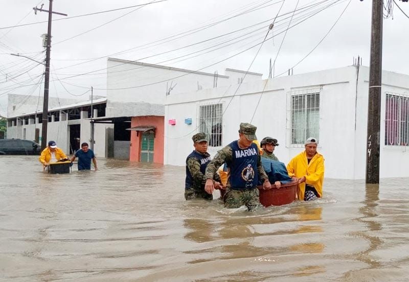 ¡MARINA DESPLIEGA 427 ELEMENTOS PARA AUXILIAR A DAMNIFICADOS POR LAS LLUVIAS!