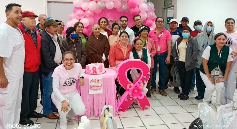 ¡PERSONAL DE QUIMIOTERAPIA DEL IMSS EN TEJERÍA SE SUMA A LA LUCHA CONTRA EL CÁNCER!
