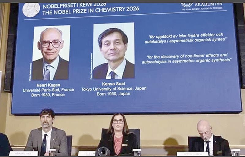 ¡NOBEL DE QUÍMICA A INVESTIGADORES DEL ESPEJO MOLECULAR!