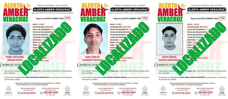 ¡LOS ENCUENTRAN! - A TRES JOVENCITOS