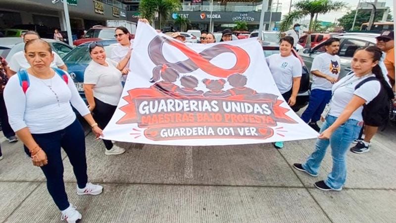 ¡TRABAJAN BAJO PROTESTA!