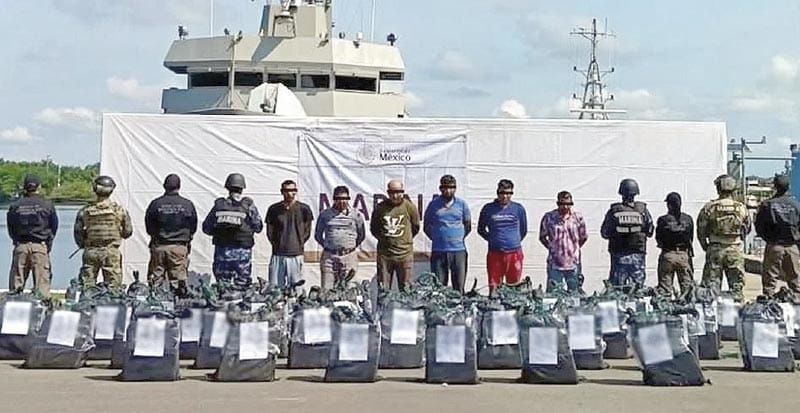 ¡DECOMISAN 1.2 TONELADAS DE COCAÍNA EN COSTAS DE OAXACA!