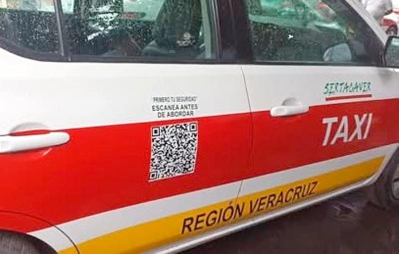 ¡LE METEN QR A LOS TAXIS! - *Para seguridad de los usuarios
