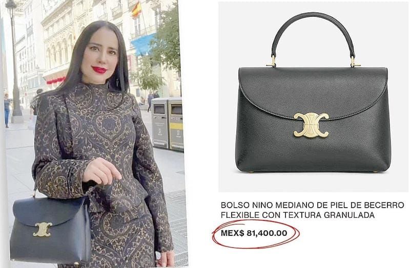 ¡SANDRA CUEVAS PRESUME UNA LUJOSA BOLSA CELINE DE 81 MIL PESOS!