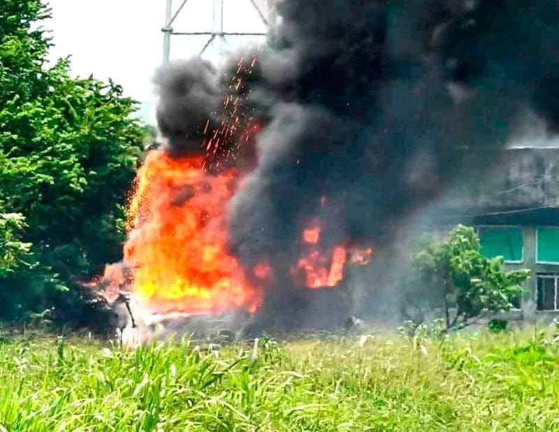¡SE PRENDIÓ PIPA CARGADA DE COMBUSTIBLE!