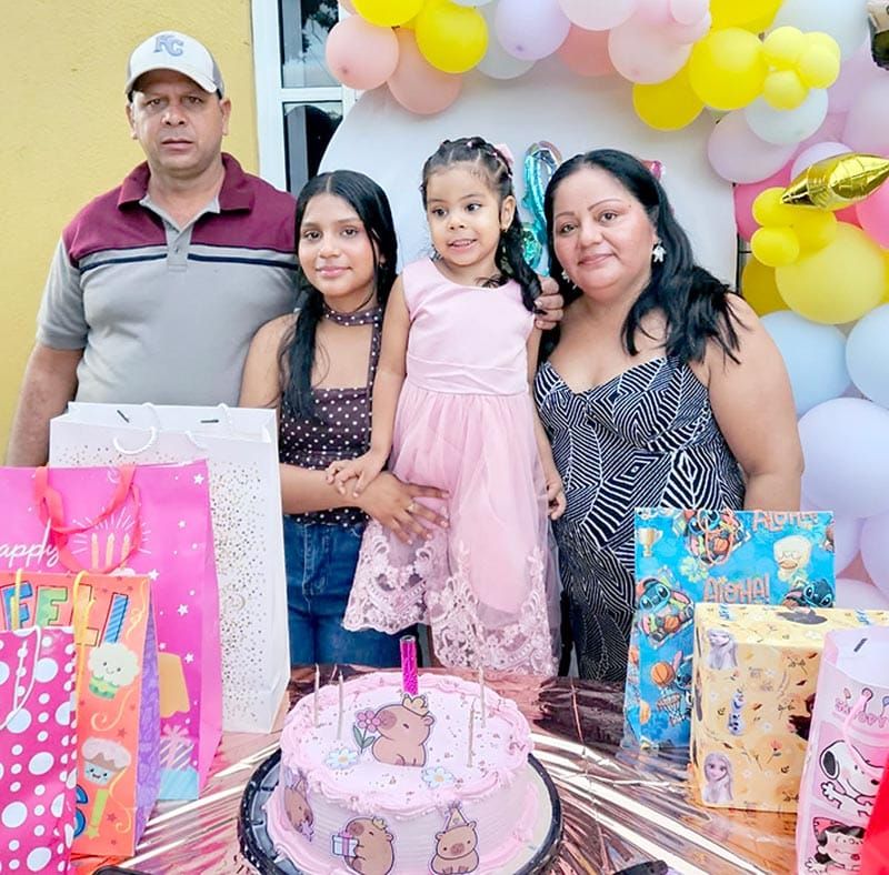 FESTEJO PARA ARANZITA YAZMÍN AL ESTILO CAPIBARA