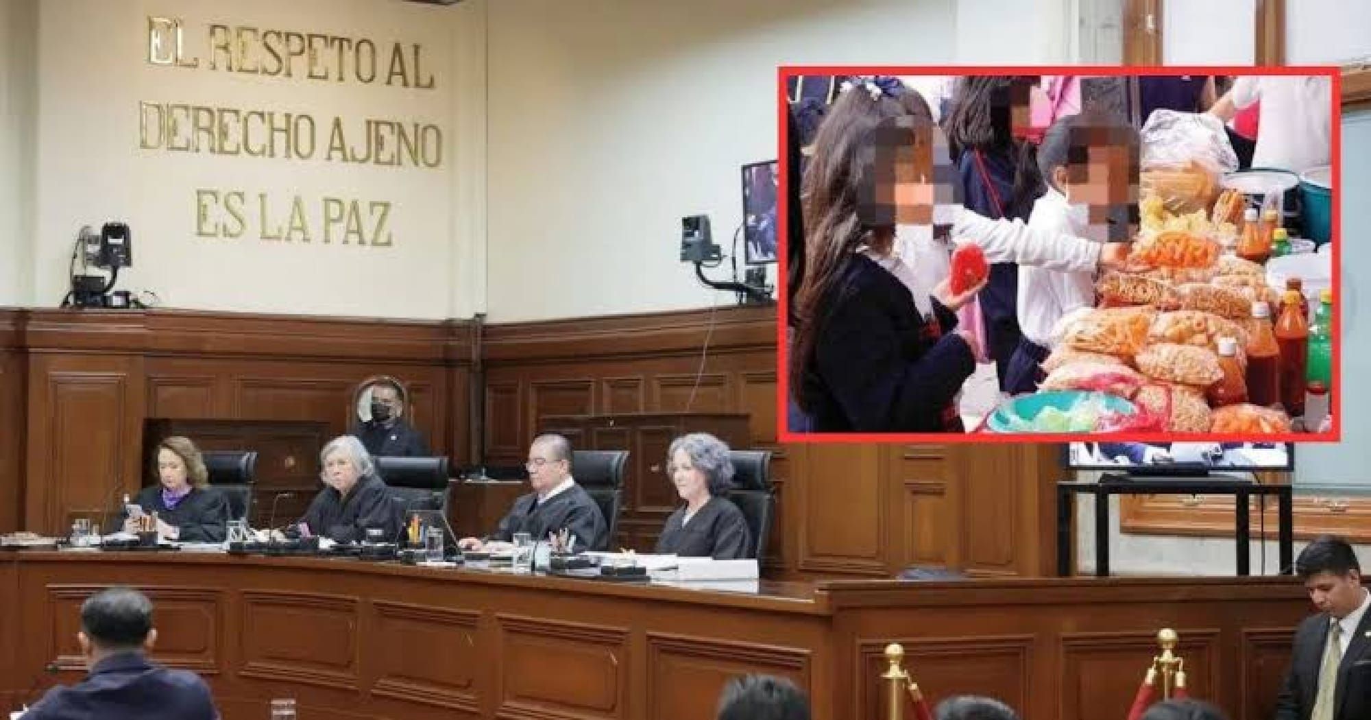 ¡LA SCJN AVALA LA PROHIBICIÓN DE VENDER COMIDA CHATARRA EN ESCUELAS, INCLUIDAS UNIVERSIDADES!