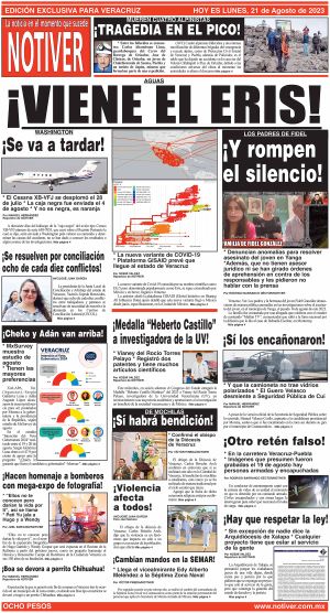 LA PORTADA - LUNES, 21 DE AGOSTO 2023