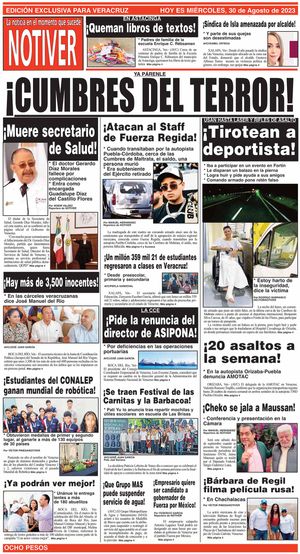 LA PORTADA - MIÉRCOLES, 30 DE AGOSTO 2023