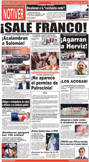 LA PORTADA - SÁBADO, 19 DE AGOSTO 2023