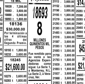 ¡OTRA VEZ CAE LA MILLONIZA!