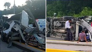 ¡TRÁGICO ACCIDENTE DEJA 6 MUERTOS Y 13 HERIDOS! -Entre Playa del Carmen y Tulum