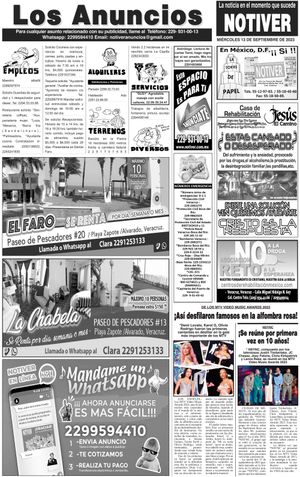 ...LOS ANUNCIOS, AVISOS Y DEMÁS! - MIÉRCOLES, 13 DE SEPTIEMBRE 2023