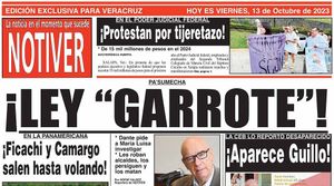LA PORTADA - VIERNES, 13 DE OCTUBRE 2023