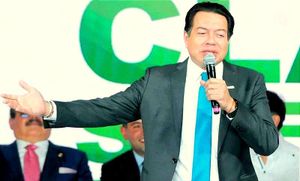 ¡“LO VEO AQUÍ, NO EN MC”! Dice Mario Delgado a Ebrard