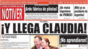 LA PORTADA - LUNES, 20 DE NOVIEMBRE 2023