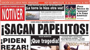 LA PORTADA - MIÉRCOLES, 22 DE NOVIEMBRE 2023